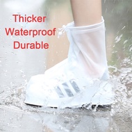 Waterproof Anti-Slip Rain Shoe Reusable Cover Rain Boots Durable PVC Plastic Shoe Cover for Walking 