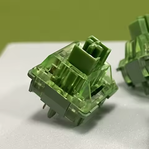 MMD Matcha Green 5 Pins Linear Keyboard Switch 35g Light Pressure Office typing Factory Lubrication 