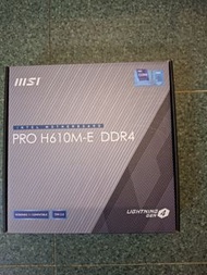 MSI PRO H610M-E DDR4 主機板