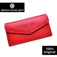 Dompet Wanita Panjang Planet Ocean Girl DPG 861350 Merah Original