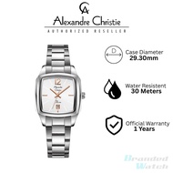 [Official Warranty] Alexandre Christie 2454LDBSSSLRG Stainless Steel Women Watch Water Resistant 30m