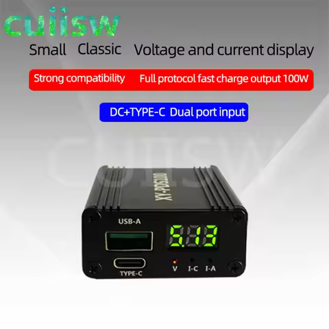 PDS100 QC4.0 QC3.0 Type-C DC12-28V 100W Step Down Mobile phone quick charger module for Huawei SCP/F