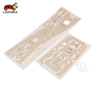 [LAHOMIA] 1/350 Wooden Bismarck Battleship Warship Deck Unassembled DIY Upgrade Parts