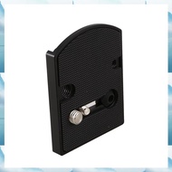 (P T K Q)Camera Lens Mount 410PL Quick Release Plate for  405 410 for RC4 Quick Release System Black
