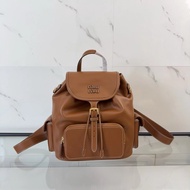 Miumiu Backpack Brown Size 29 x 25 x 12