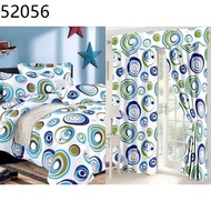 uratex foam queen size ⊿6 in 1 Curtain/Bedsheet Set Queen Size (1pc. bed sheet, 2pcs. pillow case,