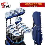 TTYG Golf Clubs Set for Men Golf Complete Set Left Handded Driver Iron Wedges Putter Grib Golf Bag B