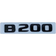 3D ABS Chrome Black Logo B180 B160 B220 B260 B200 Emblem Badge Car Trunk Letters Sticker Compatible 