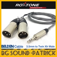 LAPTOP CABLE BELDEN8761 | AUDIO CABLE | 3.5MM XLR 3PIN | LEFT RIGHT