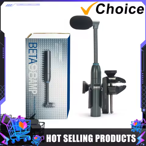 BETA98AMP BETA98AMP-C Cardioid Condenser Instrument Percussion Drum Microphone for Toms Snare Drum