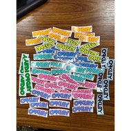 Sticker Tulisan Oakley