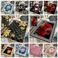 3D velvet carpet, XL size, 160 x 210cm, 5x7 feet, easy to wash and easy to maintain.