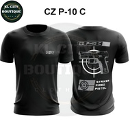 Kl City Boutique Microfiber Silkscreen Printed T-shirt Cz p-10 c Ready Stock Malaysia