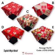 Square Christmas Tablecloth Size 73x73cm