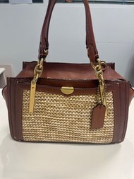 Coach Dreamer Straw Bag (shoulder and hand carry)