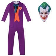 7C113 ชุดเด็ก ชุดโจ๊กเกอร์ โจ๊กเกอร์ Dress for Joker Suit Costume Party Movie Cosplay Fancy Outfit