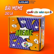 Bộ Bài MEME 250 Lá Quẩy Lên Nào Bạn Êi bản đầy đủ Trò chơi Boardgame vui vẻ chơi cùng bạn bè Bài Mem