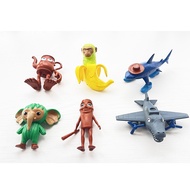 Italian Brainrot Tung Sahur Figure Toy Tralalero Tralala Figures Bombardino Crocodilo Shimpanzini Ba