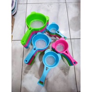 Plastic tea strainer / Flour strainer / Plastic coconut milk strainer