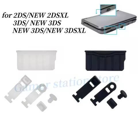 1/5/10/50/100Set Silicone Dust Plug For Nintendo New 3DS XL/LL 3DSLL XL New 3DS 2DS NEW 2DSXL Cover 