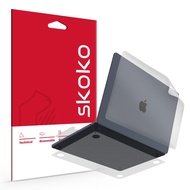 skoko Easy Install Transparent Matte Skin Protector Film for MacBook Air 13/15 inch (M2 M3 M4) & Mac