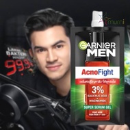 Garnier Men Acno Fight & Turbo Btight Super Serum Gel 7mL Sachet