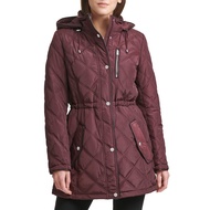 DKNY Women's Quilted Anorak Jacket with Hood
