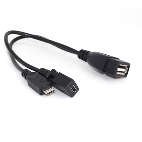 2-in-1 Micro USB OTG Cable Adapter Replacement for Fire Stick 4K /Host Devices/PlayStation Classic e
