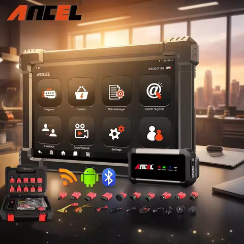 ANCEL X7 HD Heavy Duty Truck OBD2 Automotive Scanner Full System 12V 24V Oil D-P-F Regen ECU Reset O