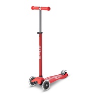 Micro Kickboard - Maxi Deluxe LED - Three Wheeled, Lean-to-Steer Swiss-Designed Micro Scooter for Ki