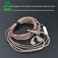 FORBETTER KZ Earphones Cables, 3.5MM Upgrade KZ Headphones Wire, Original 2PIN High-Purity with Micr