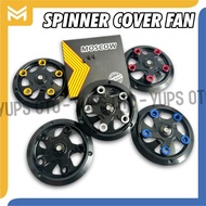 SPINNER SCOOPY SPACY GENIO MIO CNC ALUMINIUM FAN COVER SPINNER FREE BOLT SCOOPY VARIO MIO VESPA FIZ 
