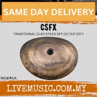 Istanbul Agop CSFX 11" 13" & 15" 3 Piece Traditional Clap Stack Set Cymbal Effect