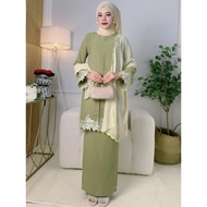 IRIS RAFAEL Medina Kurung Sulam Dewasa