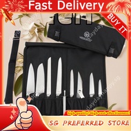 WESSLECO Chef Knife Bag Oxford Cloth Chef Travel Bag Pouch Storage Organizer Holder DMHW