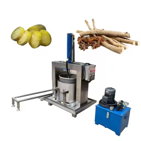 Cider Vinegar and Soy Sauce Residue Extrusion Oil Press Ginger Juice Extraction Cold Press Fruit Jui