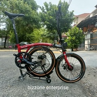 sale 2022 crossmac aeiou trifold 9speed external gear diskbrakes chrmoly folding bike basikal lipat bromptom free post