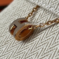 愛馬仕 mini H pop奶茶玫瑰金項鍊❗️尚未抵台