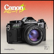 NEGO! Ready Kamera Analog Canon Ae-1 Ae1 Program Kit 50Mm F1.4 New Fd