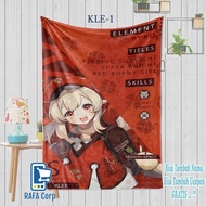Klee genshin impact - klee genshin impact Blanket - game Blanket - genshin impact custom Blanket