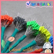 OKDEALS 200pcs Fishing Bobber Stopper, Line Tackle Accessories Fishing Supply Rubber Bean,  Float So