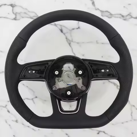 Sports Style Car Steering Wheel Suitable S4 B9 A3 S3 8V RS4 RS5 A5 S5 17-24 Leather Steering Wheel C