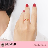 Cincin Tali Emas Rosaline Heart Gold 23K Semar Nusantara