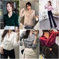 (Free Site) Work Shirt But Germination Good Very Cute Shape Sara Fabric 8 Colors (M7052)