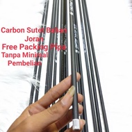 Rosh - Blank Carbon Sutet Solid Sport Pancing Sudah Bubut 140cm ~
