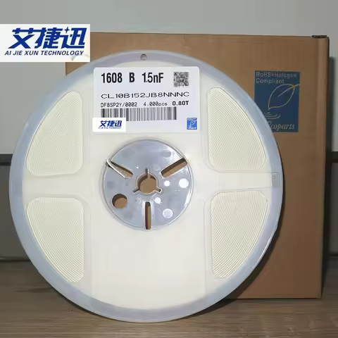 4000/Reel CL10B152JB8NNNC 0603 1.5nF 152J 50V ±5% X7R CHIP Capacitance