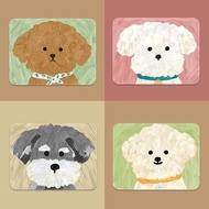 Cute puppy gaming mat nonslip thickened table mat small mouse pad computer table game table mat