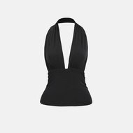 (SOPHIA-BG001) Sexy, V-neck ruffle top | BAHYCHIC