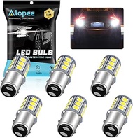 Alopee 6-Pack 1157 Led Bulb White Reverse Light Bulb 2357 Brake Light Bulb Replacement for 7528 2057