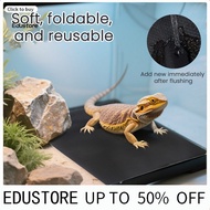 <COD> Reptile Carpet Bedding Reptile Cage Liner Terrarium Mat Non-slip Substrate Liner for Bearded D